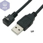 Up & Down & Left & Right Angled 90 Degree USB Micro USB Male to USB male Data Charge connector Cable 25cm 50cm for Tablet 5ft 1m - PST PS Tradings