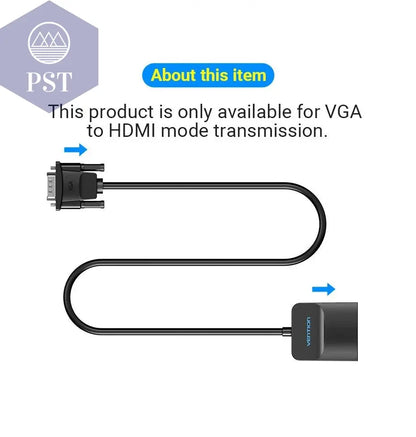 VGA zu HDMI Adapter 1080P VGA Stecker auf HDMI Buchse Konverter Kabel Mit Audio USB Power für PS4/3 HDTV VGA HDMI Konverter PST PS Tradings  PST PS Tradings  PST PS Tradings VGA zu HDMI Adapter 1080P VGA Stecker auf HDMI Buchse Konverter Kabel Mit Audio USB Power für PS4/3 HDTV VGA HDMI Konverter