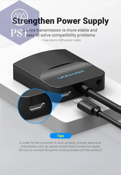 VGA zu HDMI Adapter 1080P VGA Stecker auf HDMI Buchse Konverter Kabel Mit Audio USB Power für PS4/3 HDTV VGA HDMI Konverter PST PS Tradings  PST PS Tradings  PST PS Tradings VGA zu HDMI Adapter 1080P VGA Stecker auf HDMI Buchse Konverter Kabel Mit Audio USB Power für PS4/3 HDTV VGA HDMI Konverter