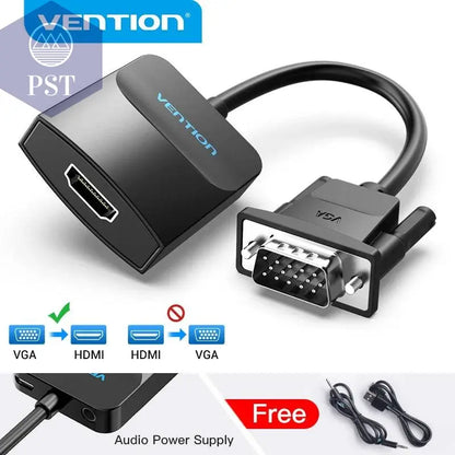 VGA zu HDMI Adapter 1080P VGA Stecker auf HDMI Buchse Konverter Kabel Mit Audio USB Power für PS4/3 HDTV VGA HDMI Konverter PST PS Tradings  PST PS Tradings  PST PS Tradings VGA zu HDMI Adapter 1080P VGA Stecker auf HDMI Buchse Konverter Kabel Mit Audio USB Power für PS4/3 HDTV VGA HDMI Konverter