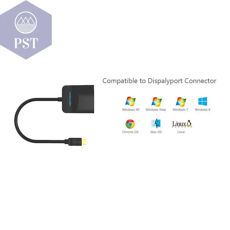 Vention Thunderbolt To HDMI Converter Mini Displayport To HDMI Adapter Cable for Apple MacBook Air Pro iMac Mac Surface Mini DP - Property & Safety Tradings