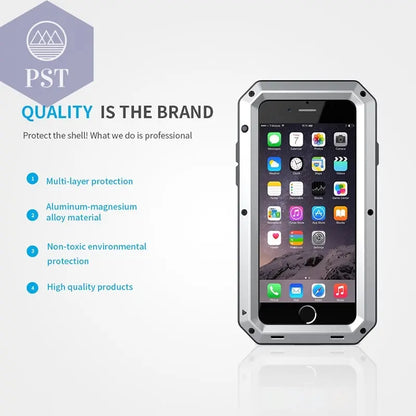 Waterproof Metal Phone Case For iPhone       PST PS Tradings