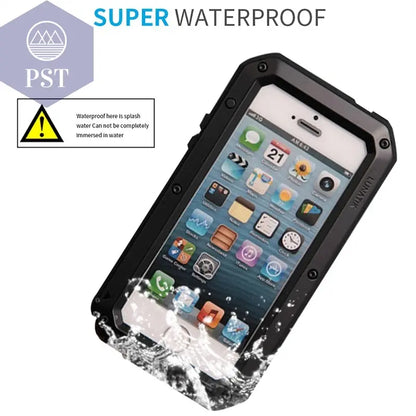 Waterproof Metal Phone Case For iPhone       PST PS Tradings