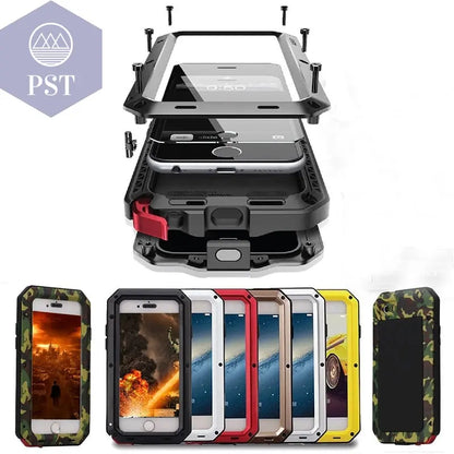 Waterproof Metal Phone Case For iPhone       PST PS Tradings