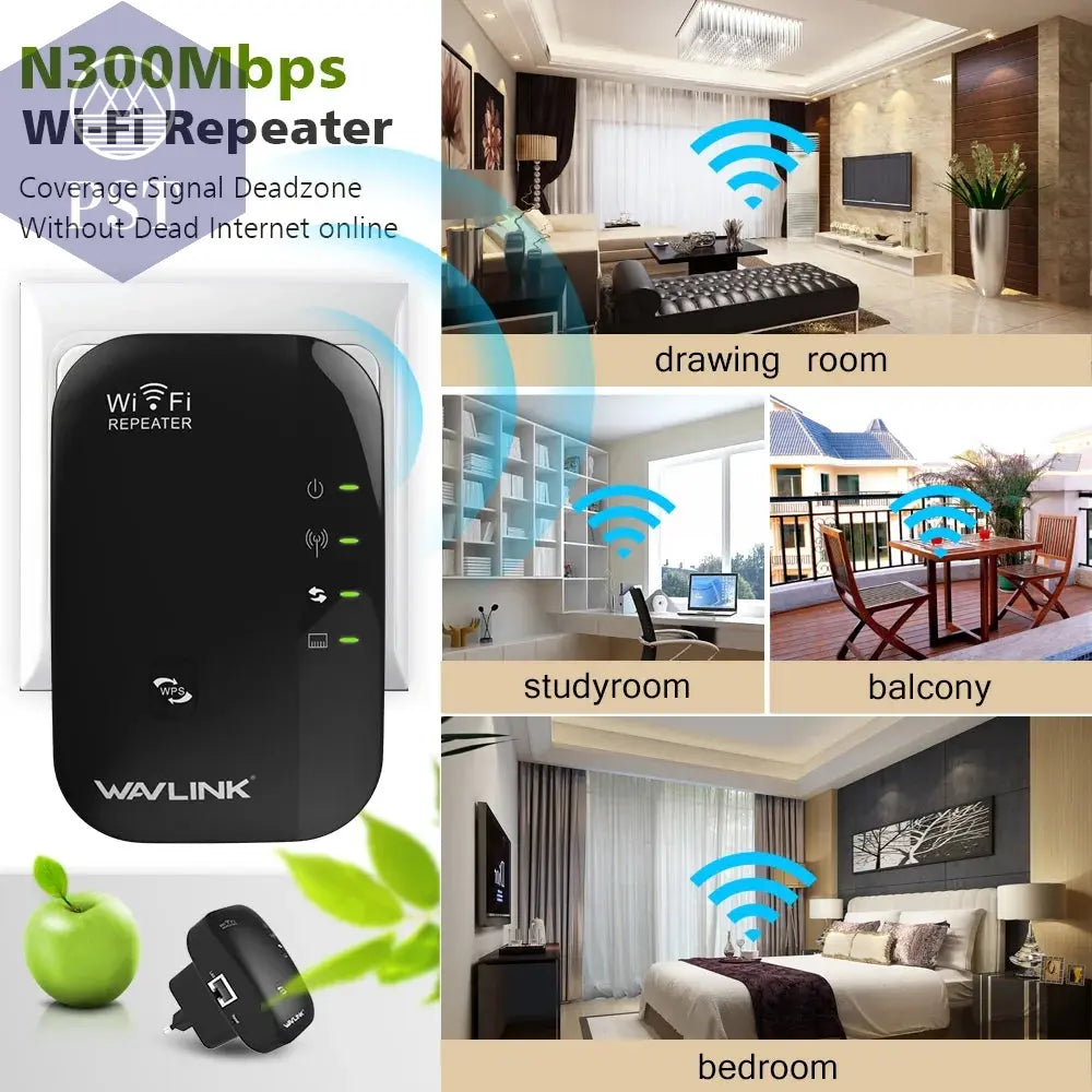 Wavlink N300 WLAN Repeater WiFi Extender AP 300Mbps Repeater WPS Funktion PST PS Tradings Repeater PST PS Tradings  PST PS Tradings Wavlink N300 WLAN Repeater WiFi Extender AP 300Mbps Repeater WPS Funktion Repeater