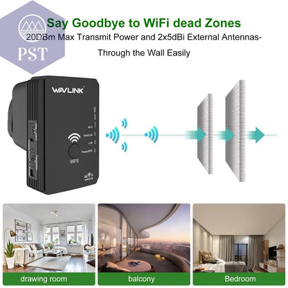 Wavlink N300 WLAN Repeater WiFi Extender AP 300Mbps Repeater WPS Funktion PST PS Tradings  PST PS Tradings  PST PS Tradings Wavlink N300 WLAN Repeater WiFi Extender AP 300Mbps Repeater WPS Funktion