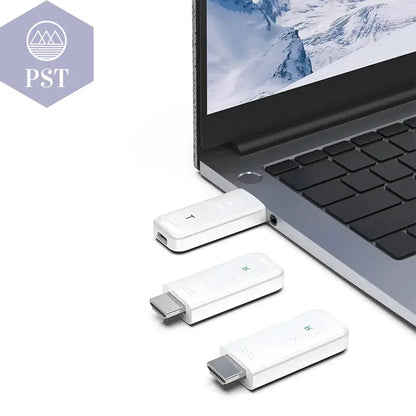 Wireless HDMI 1 to 2 Transceiver: Long-Range 30m Video/Audio Streaming from Laptop/PC/TV Box to Monitor, 2.4G/5G Strong Signal  Electronics     PST PS Tradings