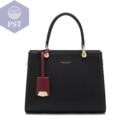 Women's Compact Leather Tote Bag       PST PS Tradings