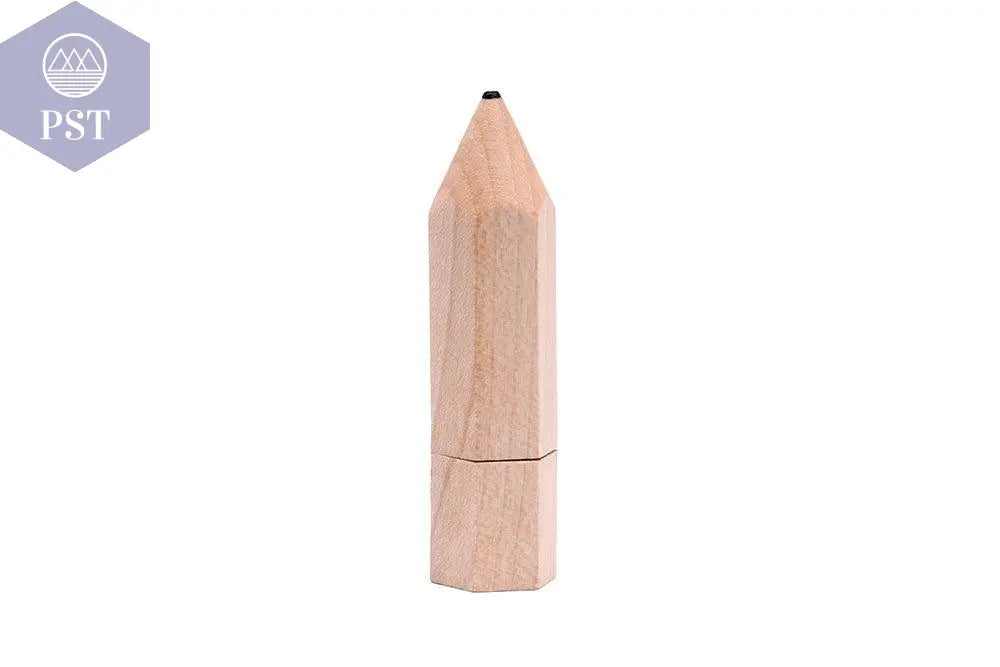 Wooden Pencil USB Flash Drives Free Custom Logo Pen Drive Maple Wood Real Capacity Memory Stick 64GB/32GB/16GB/8G/4G Gift U Disk - PST PS Tradings