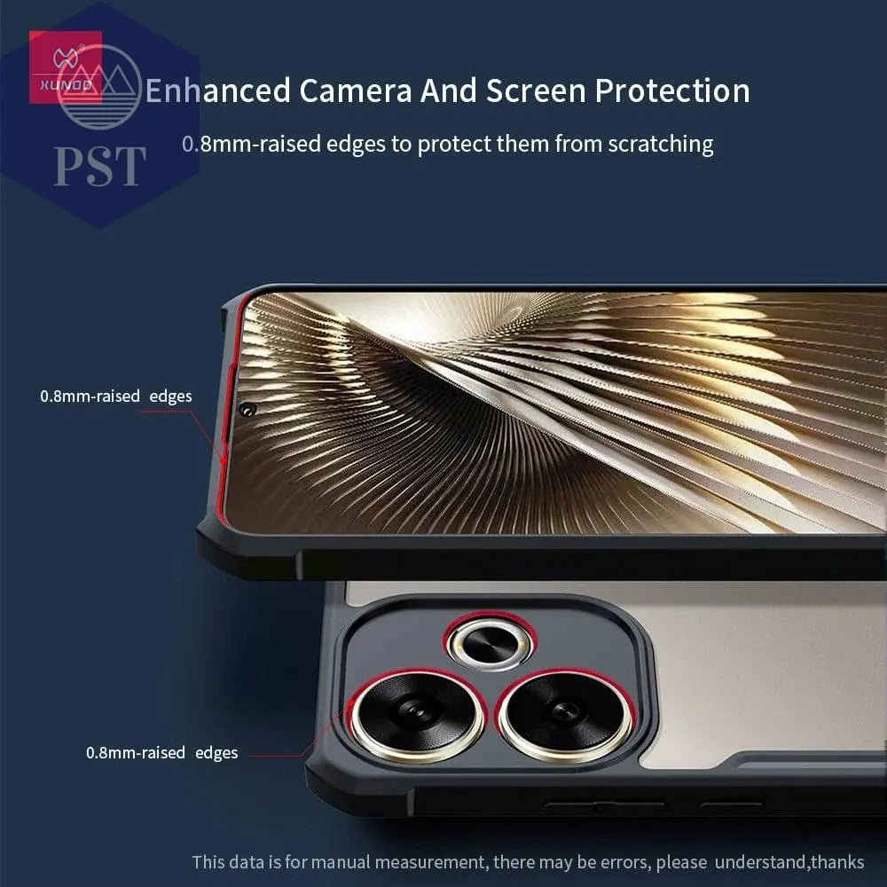 XUNDD Phone Cases For Realme GT6 Case For Reame GT 6 6T Neo6 SE Transparent Cover Luxury Shockproof Bumper Protective Cases - Property & Safety Tradings