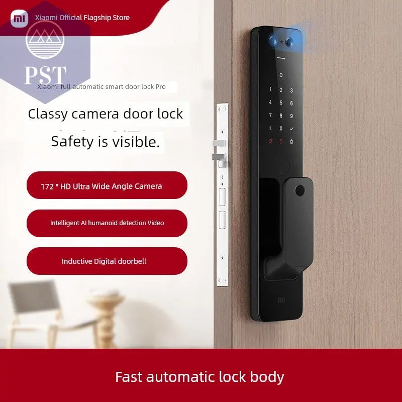 Xiaomi Smart Türschloss Pro mit Fingerabdruck Smart Door Lock Fingerprint Smart Lock PST PS Tradings door lock PST PS Tradings Xiaomi-full-automatic-smart-door-lock-Pro-black PST PS Tradings Xiaomi Smart Türschloss Pro mit Fingerabdruck Smart Door Lock Fingerprint Smart Lock door lock