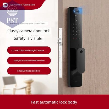 Xiaomi Smart Türschloss Pro mit Fingerabdruck Smart Door Lock Fingerprint Smart Lock PST PS Tradings door lock PST PS Tradings Xiaomi-full-automatic-smart-door-lock-Pro-black PST PS Tradings Xiaomi Smart Türschloss Pro mit Fingerabdruck Smart Door Lock Fingerprint Smart Lock door lock