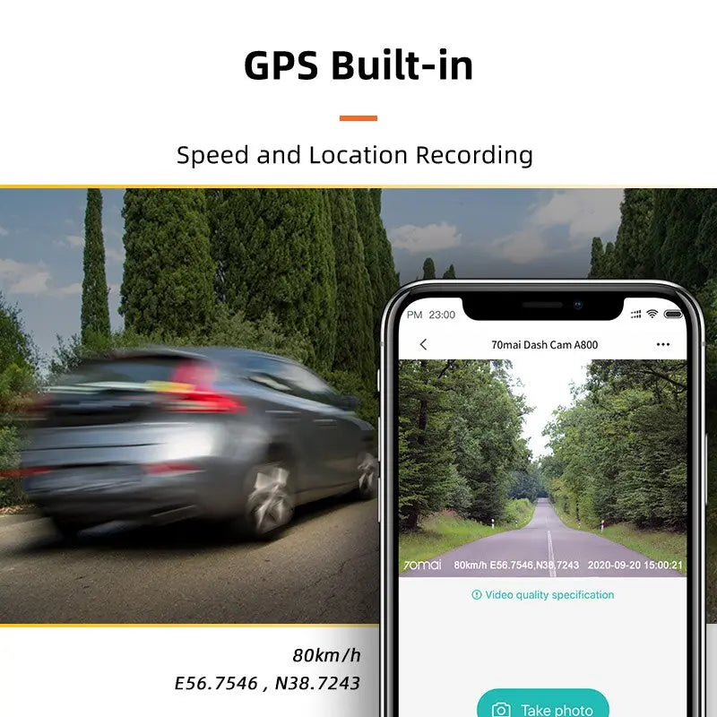 4K Built-in GPS 140FOV ADAS Dashcam       PST PS Tradings