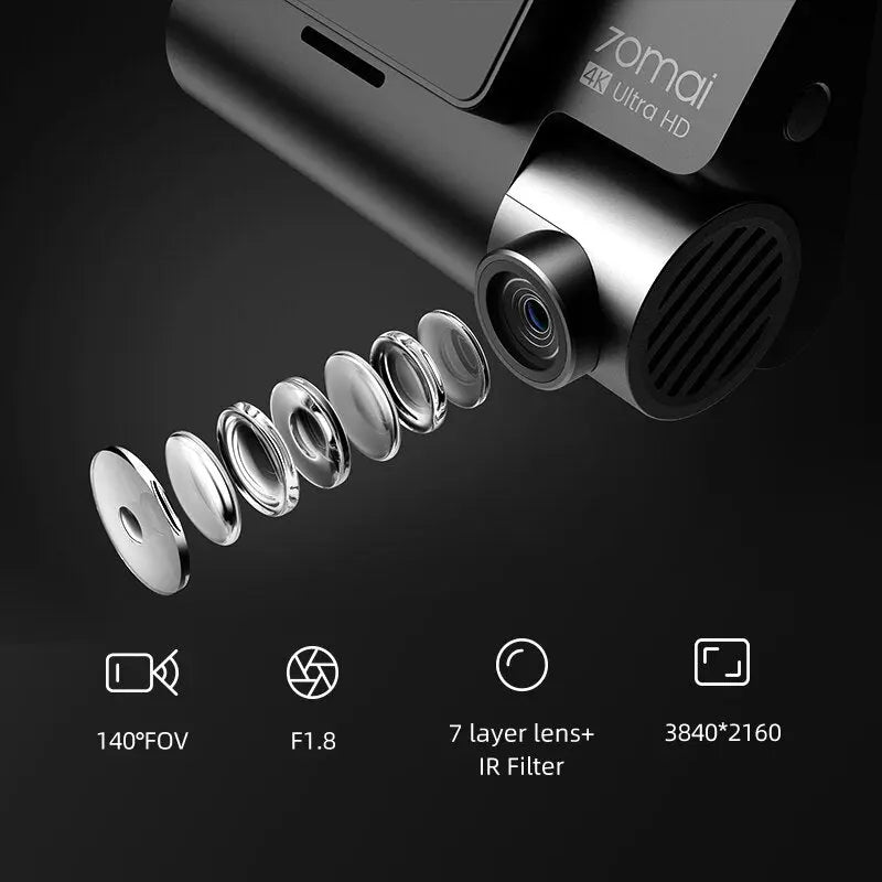 4K Built-in GPS 140FOV ADAS Dashcam       PST PS Tradings